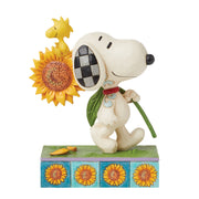 Sunsational Friendship Snoopy & Woodstock with Sunflower