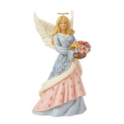 Heavenly Blooms Angel with Flower Basket