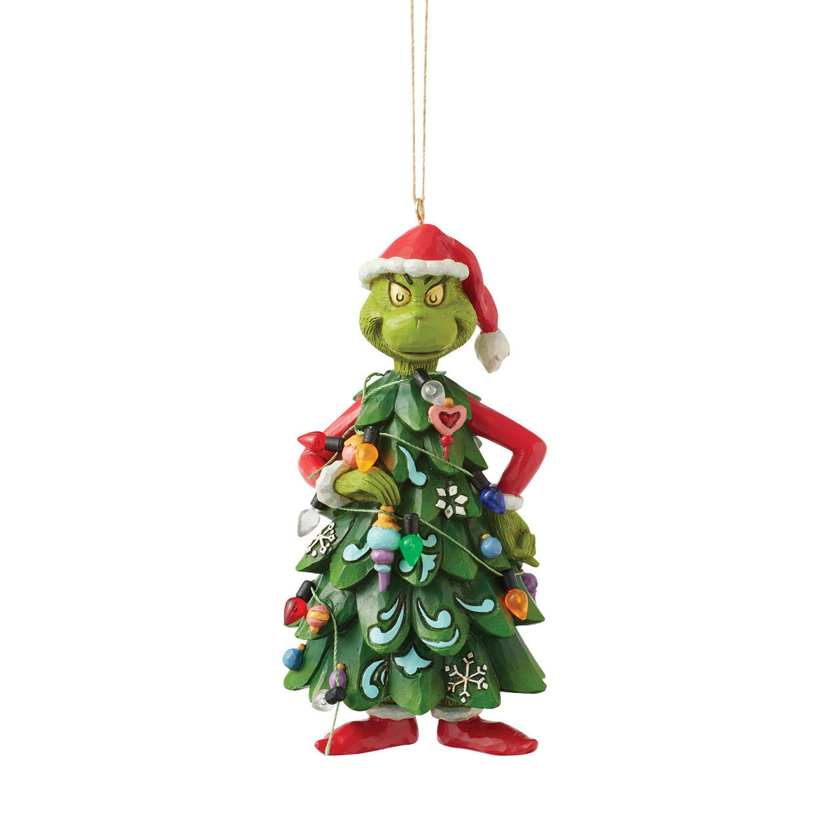 Grinch Dressed as Christmas Tree Ornament