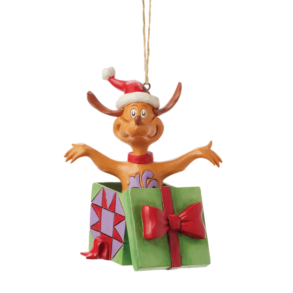 Max in Present Ornament
