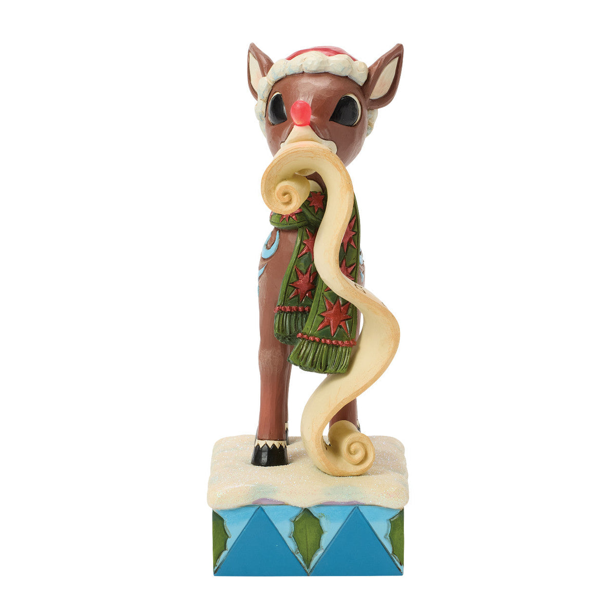 Rudolph with List in Mouth