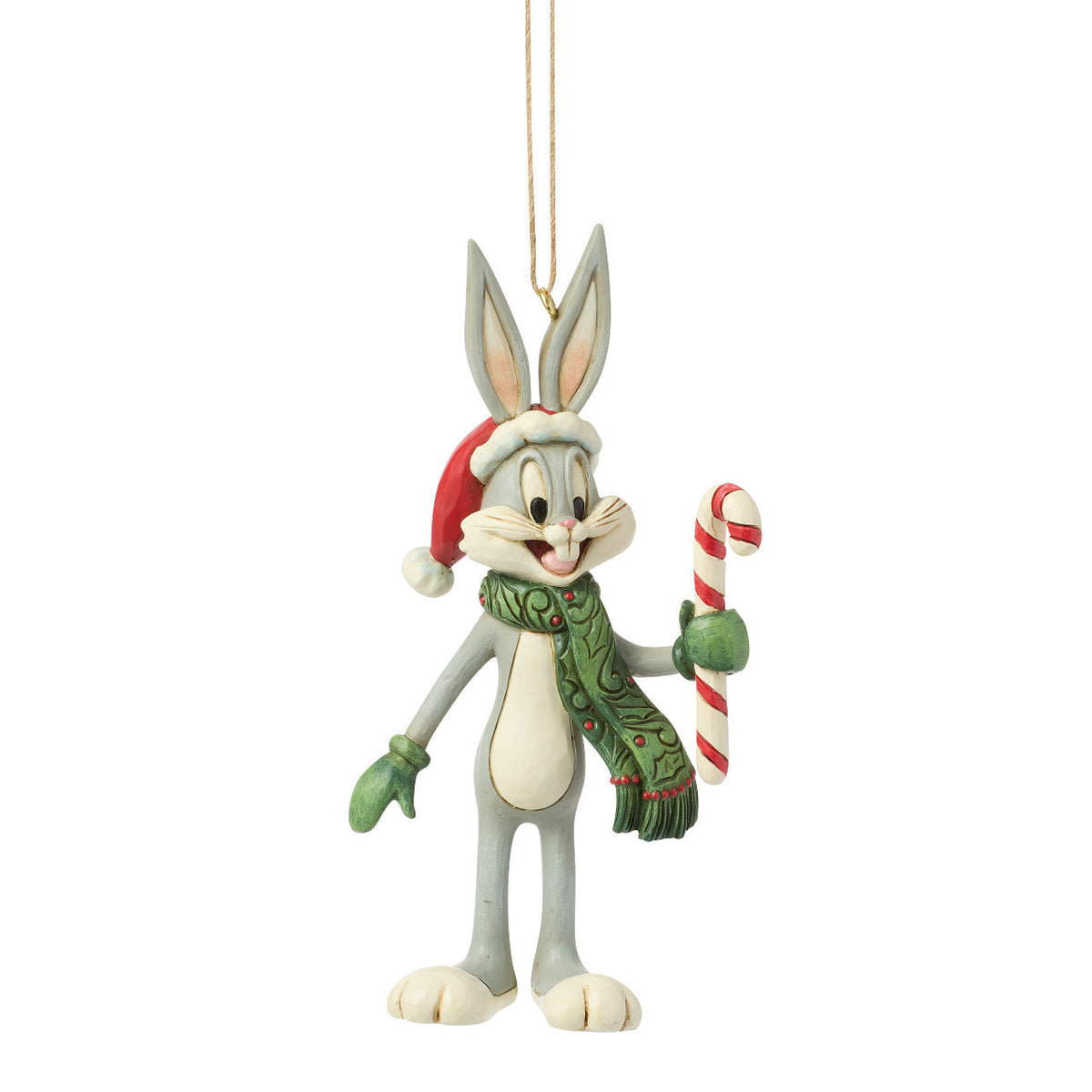 Looney Tunes Bugs Bunny with Sancy Cane Ornament