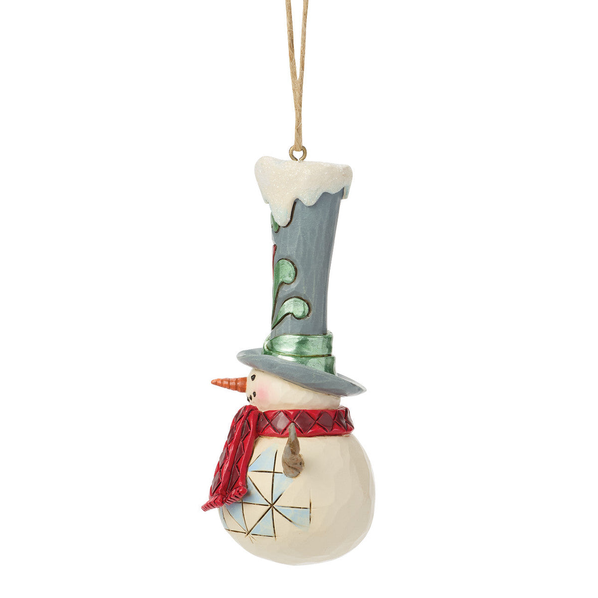 Snowman with Tall Top Hat