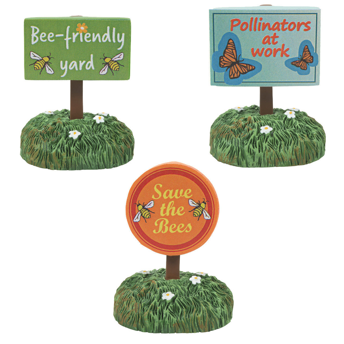 Bee Friendly Signs Set of 3
