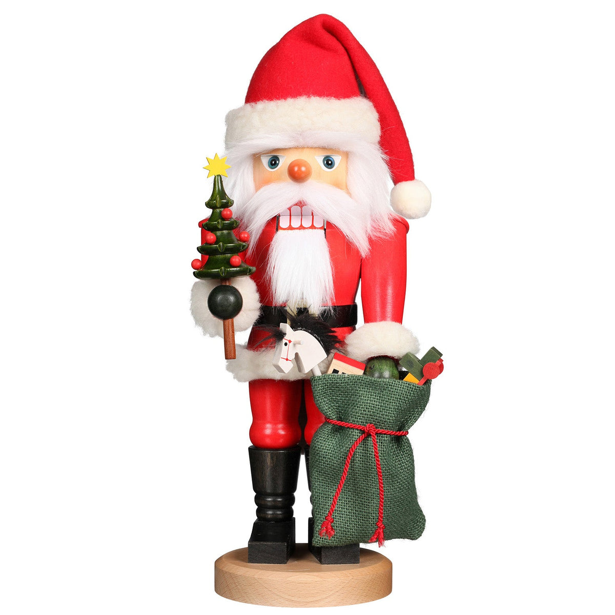 Santa Claus with Toy Sack Nutcracker