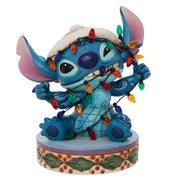 All Tangled Up Stitch Wrapped In Christmas Lights