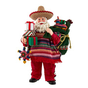 Musical Mexican Santa 11"