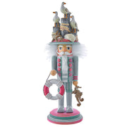 Hollywood Seagull Coastal Nutcracker 18"