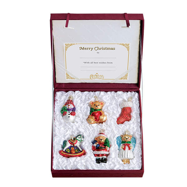 Child's First Christmas Ornament Collection Set of 6