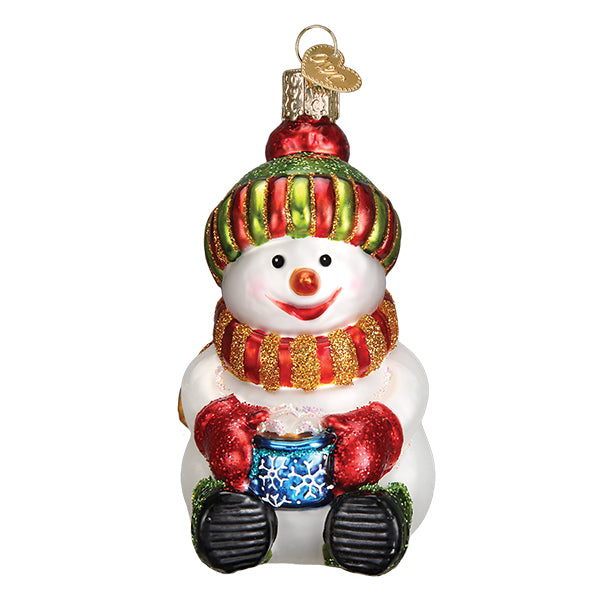 Snowman with Cocoa Ornament
