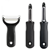 3 Piece Peeler Set Black