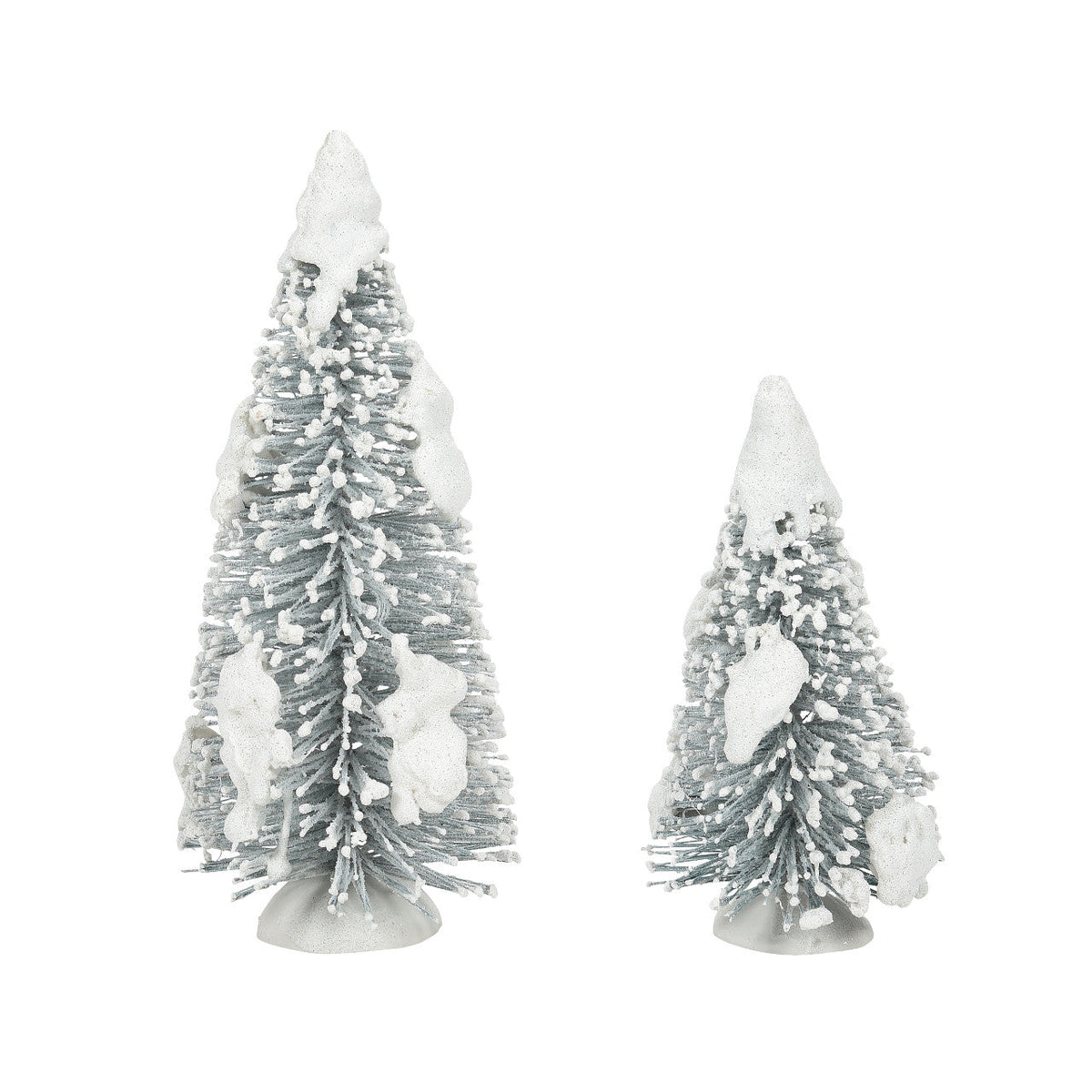 Snow Laden Tree Set of 2