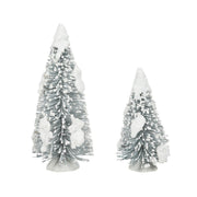 Snow Laden Tree Set of 2