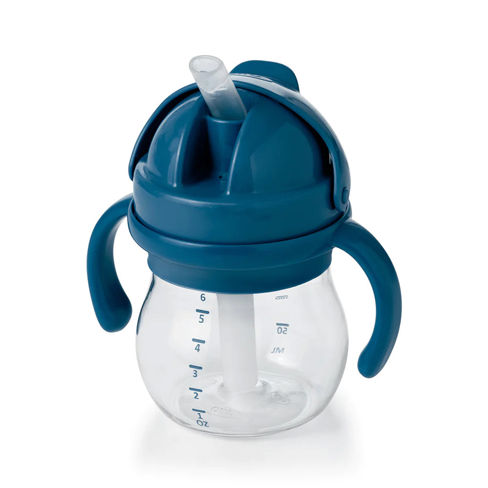 TOT Transitions Straw Cup with Removable Handles 6oz Navy