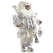 African American Winter Frost Santa 18.5"
