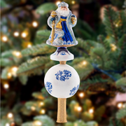 Chinoiserie Elegance Santa Finial Tree Topper