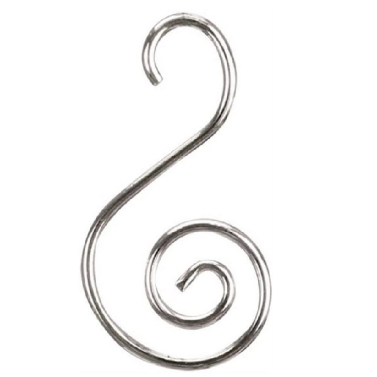 Silver S-Shaped Ornament Hooks Set of 24
