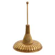 Gold Resin Finial Tree Topper Holder 7"