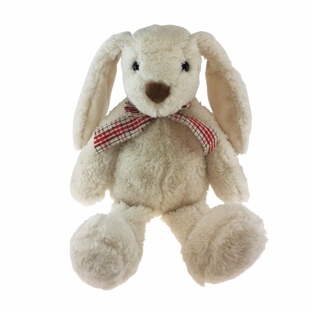 Mini Beige Rabbit with Scarf