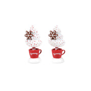 Cocoa & Cream Topiary Set of 2