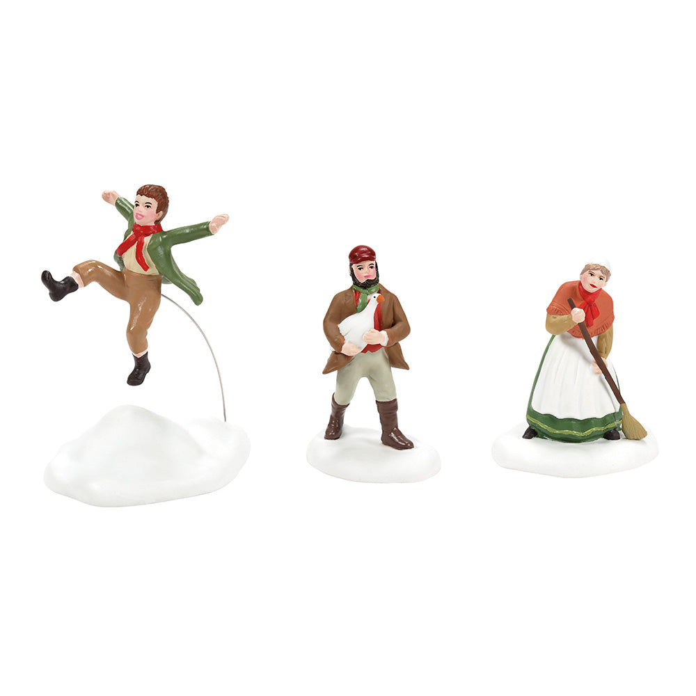 Dickens' Village Friends & Neighbors 2024 Set of 3