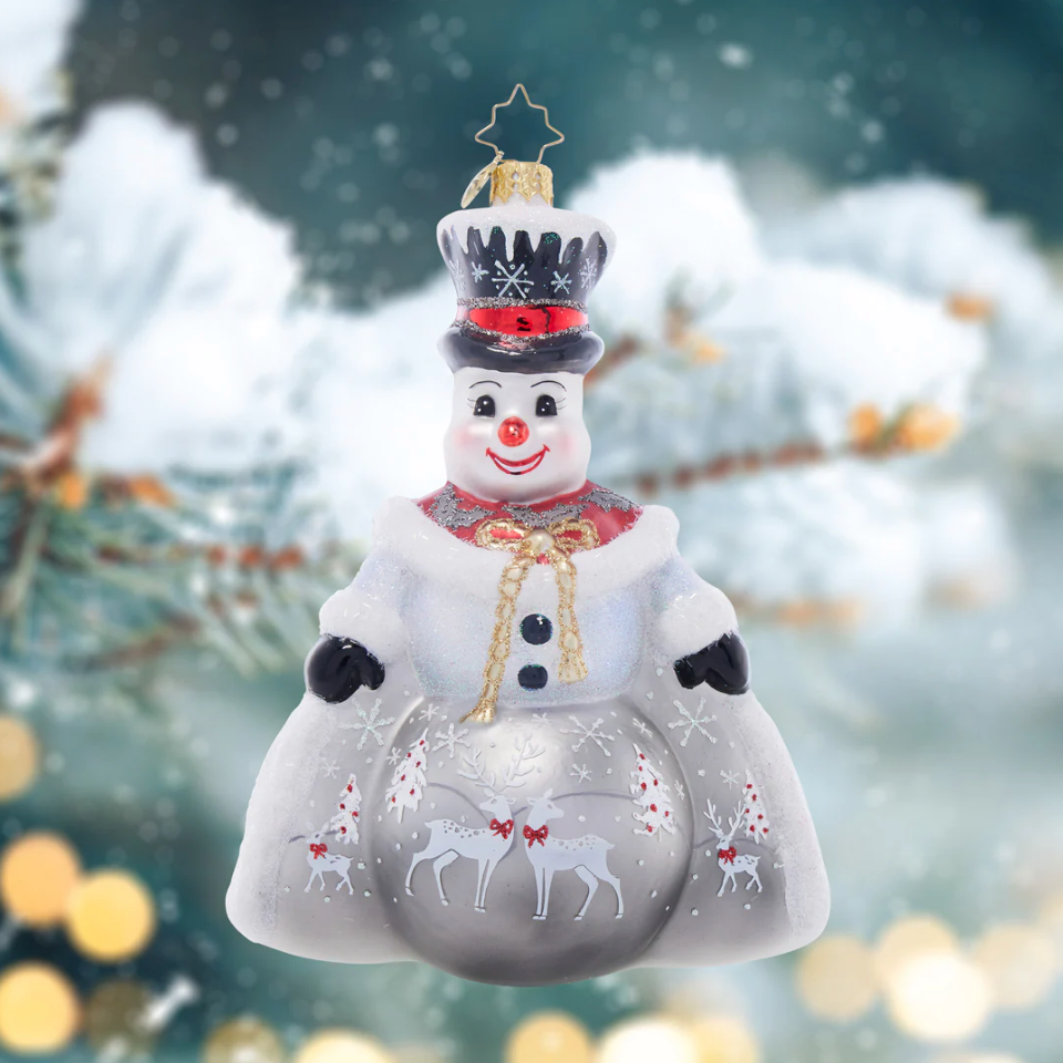 Frosted Holly Friend Ornament