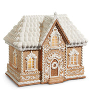 Christmas Mansion Lighted Gingerbread House 17.5"