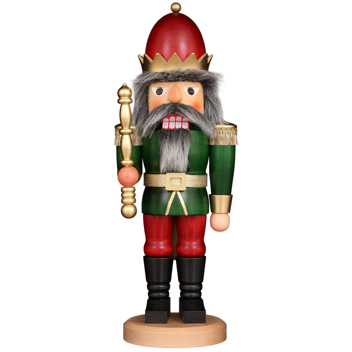 Red and Green King Nutcracker