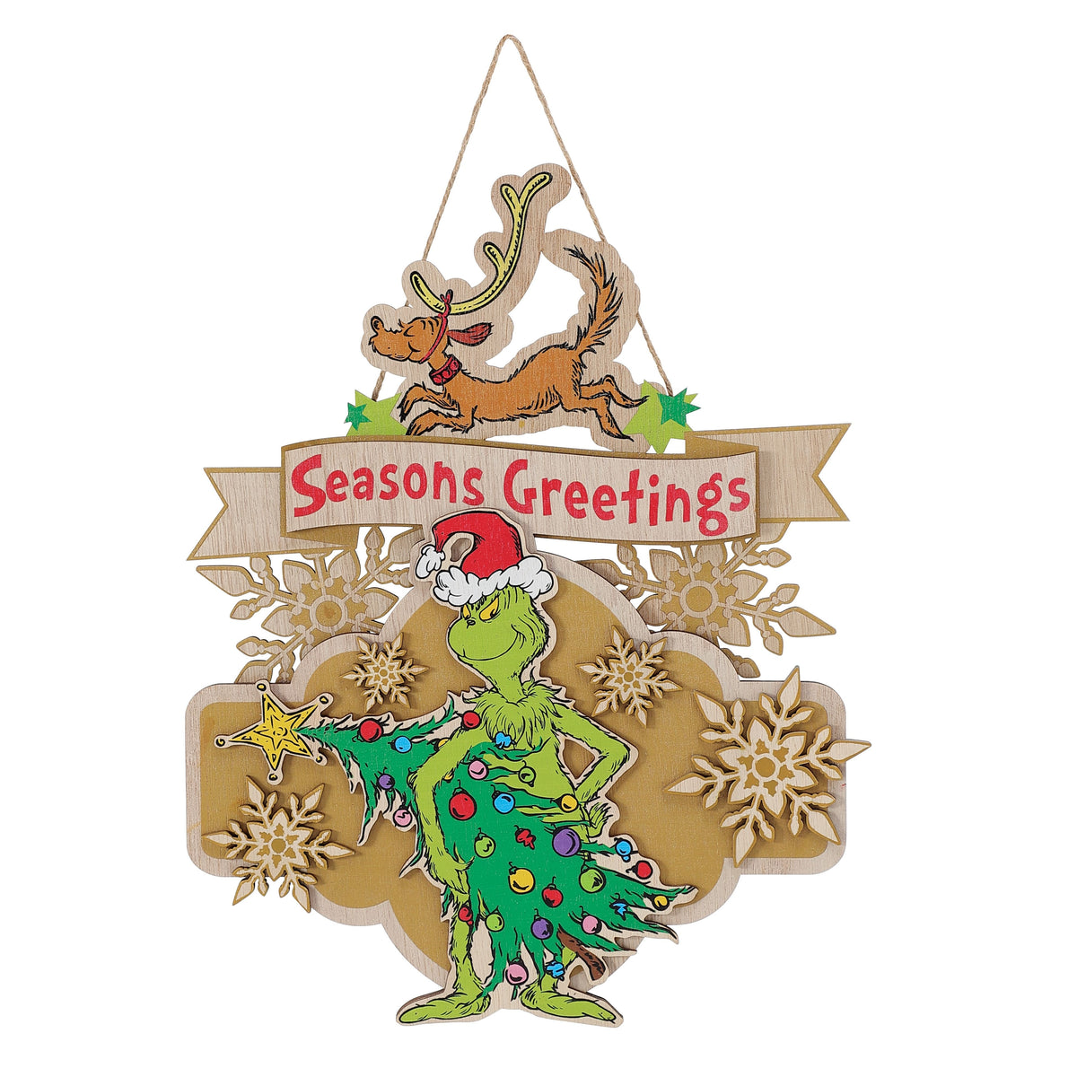 Grinch And Max Wall Decor