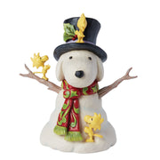 The Woodstocks Build a Snoopy Snowman