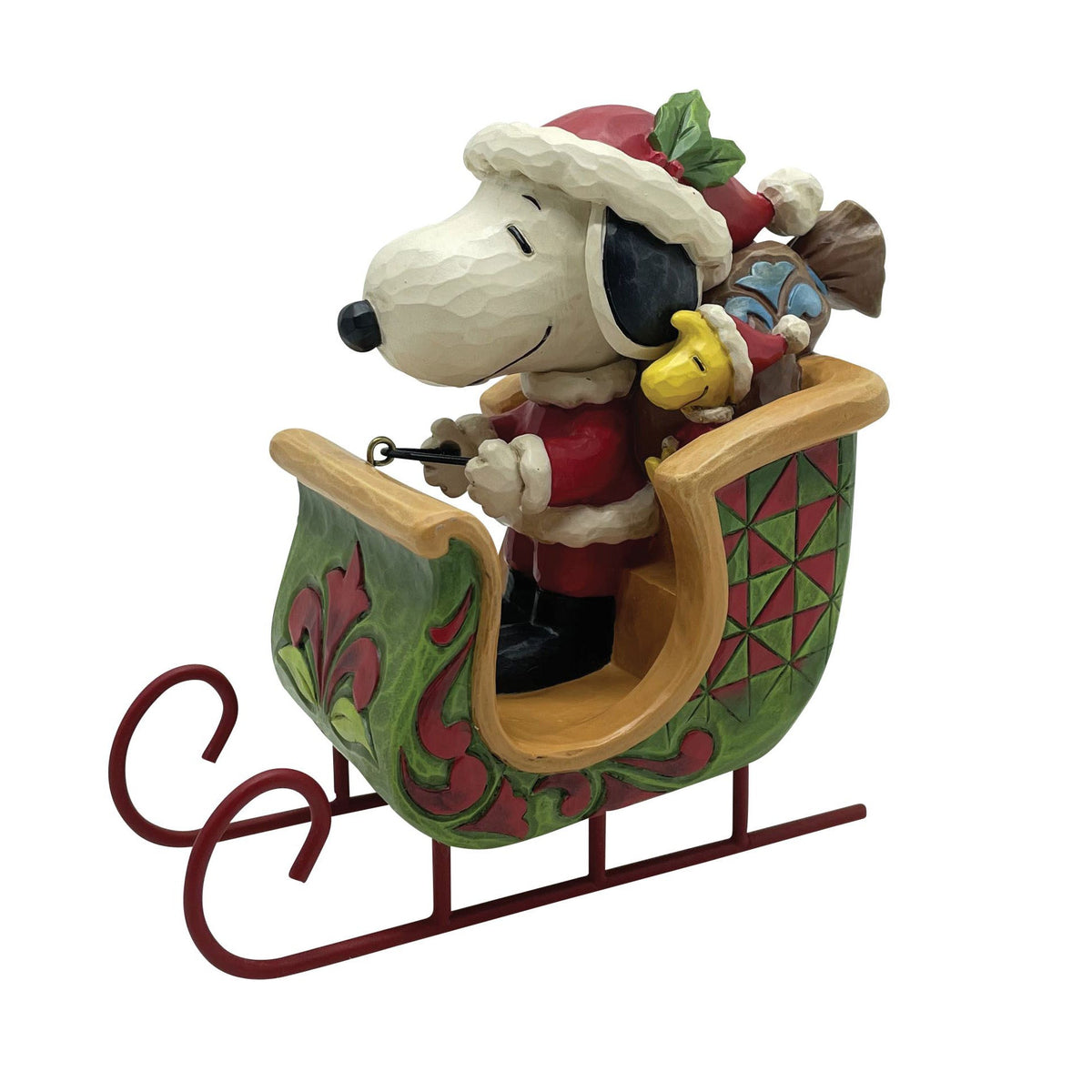 Snoopy & Woodstock in Sleigh