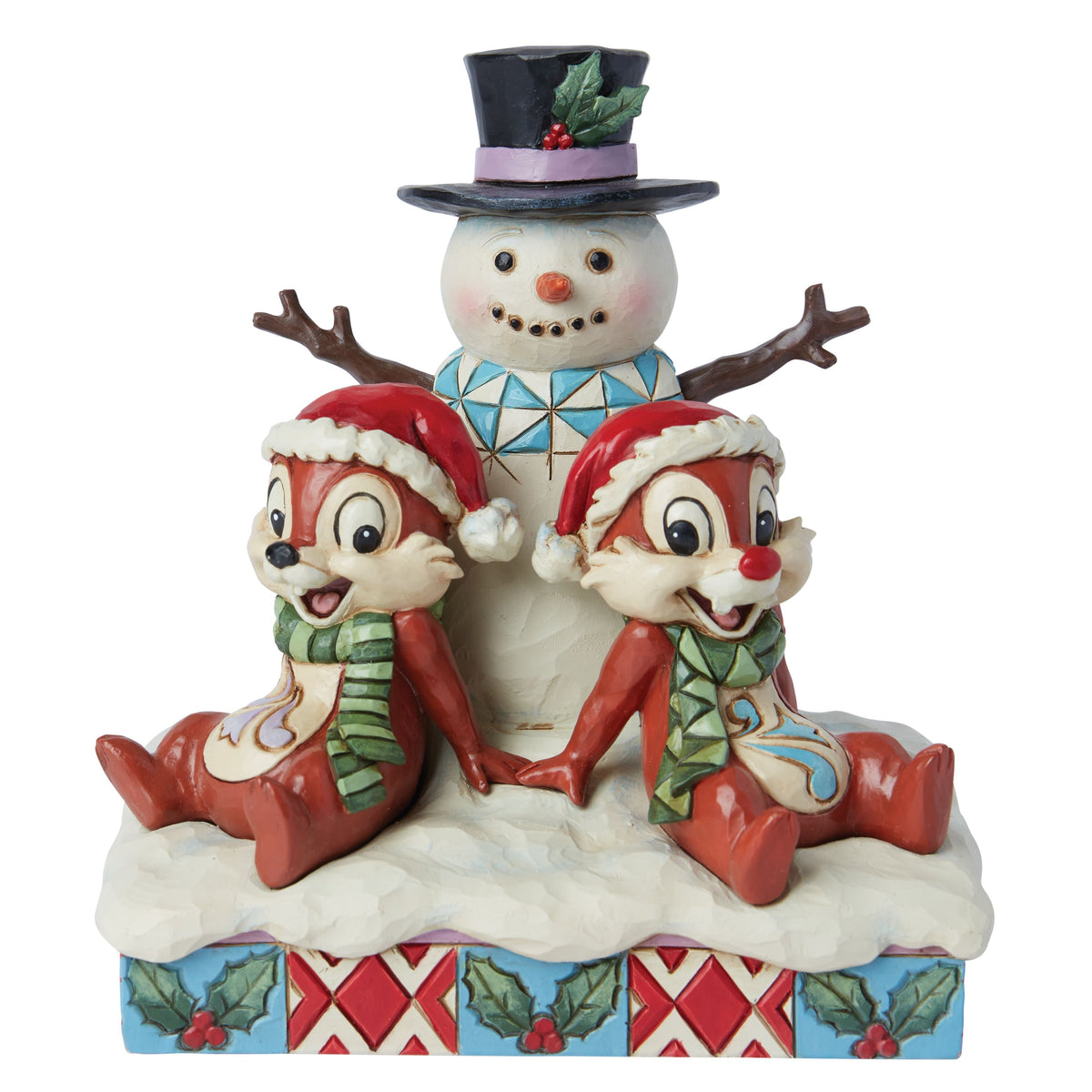 Snow Much Fun Chip & Dale With Snowman