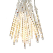 20-Piece Meteor Shower Snowfall Light Set 32' 200 Warm White LED Lights