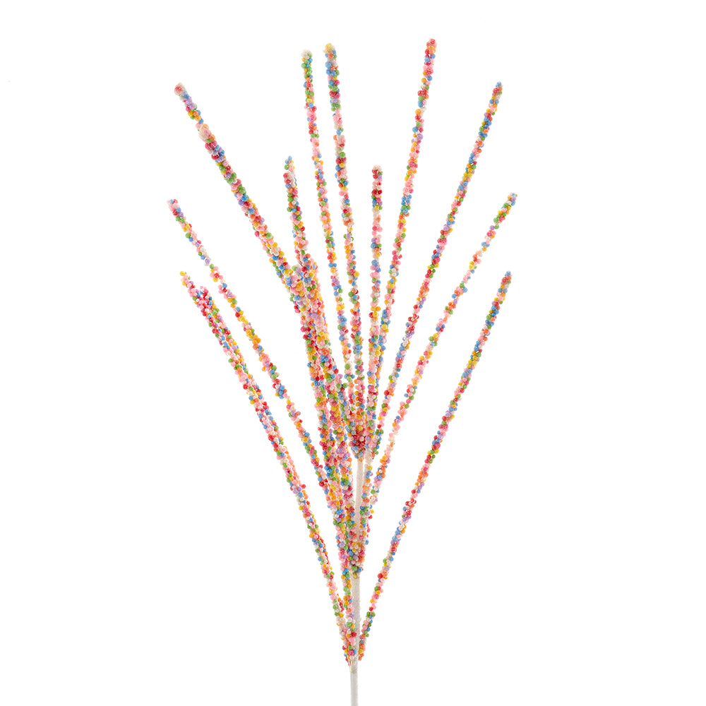 Multicolor Candy Miniature Beads Spray 29"