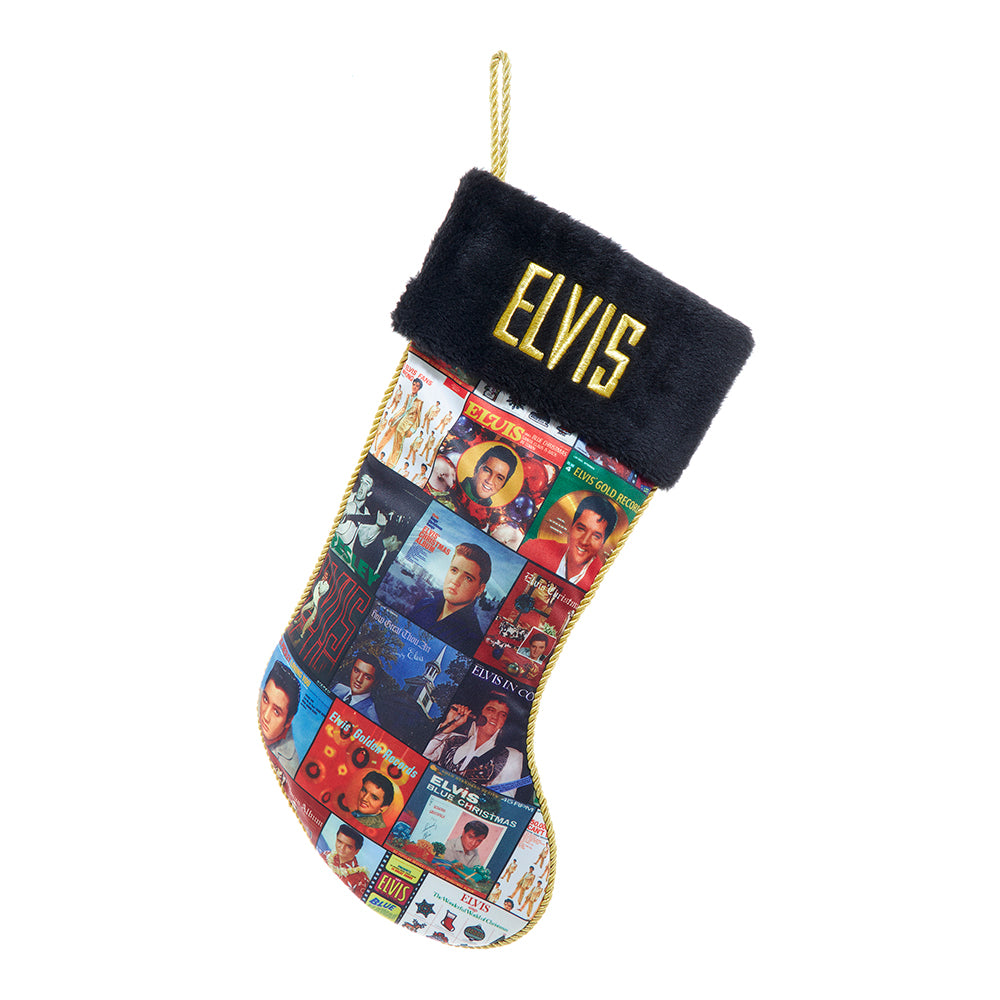 Holiday Albums Elvis Presley Stocking 19"