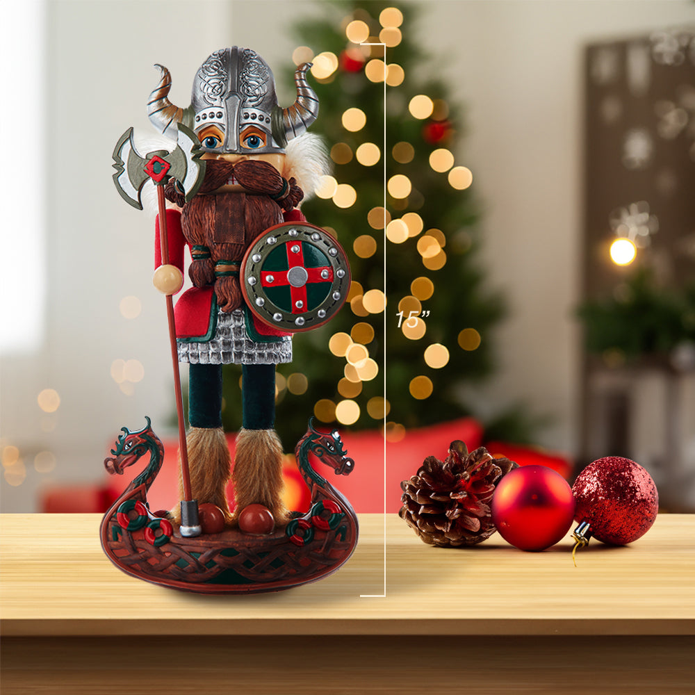 Hollywood Viking Nutcracker 15"