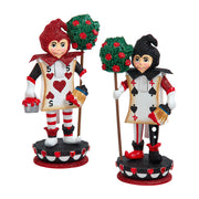 Hollywood Card Soldier Nutcracker 8" Set of 2