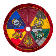 Harry Potter Hogwarts Crests Tree Skirt 48"