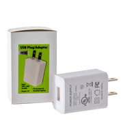 5-Volt White USB Plug/Adapter