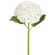 Real Touch White Hydrangea Stem 19"