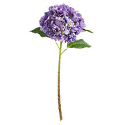 Real Touch Purple Hydrangea Stem 19"