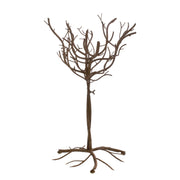 Natural Brown Metal Ornament Display Tree 26"