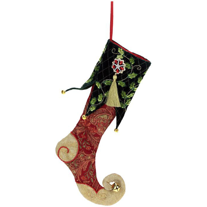 Christmas Jester Stocking 25 Inches