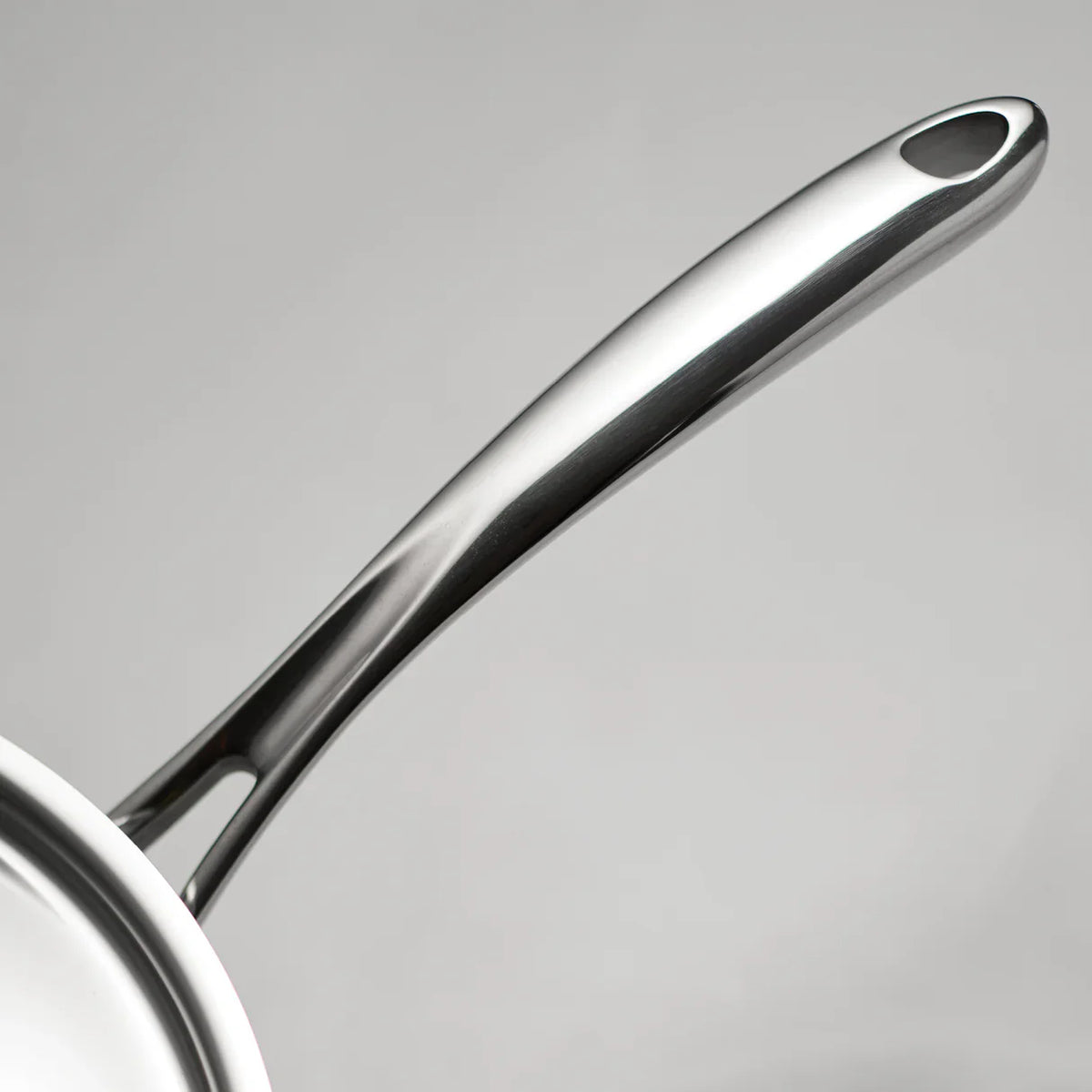 Tri-Ply Clad Stainless Steel Ceramic Nonstick Fry Pan Set with Lids 8 Inch and 10 Inch