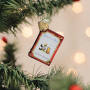 Mini Winnie-The-Pooh Book Ornament