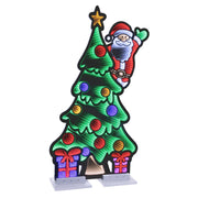 Santa and Tree EKKO Infinity Light 48"