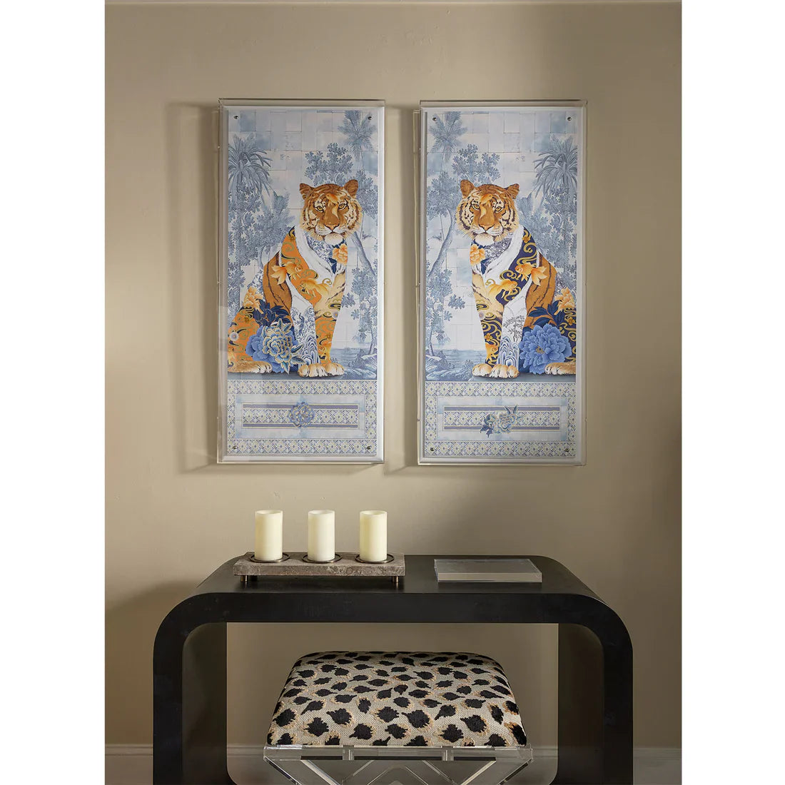 Tiger Left Panel 48 x 22 Inches