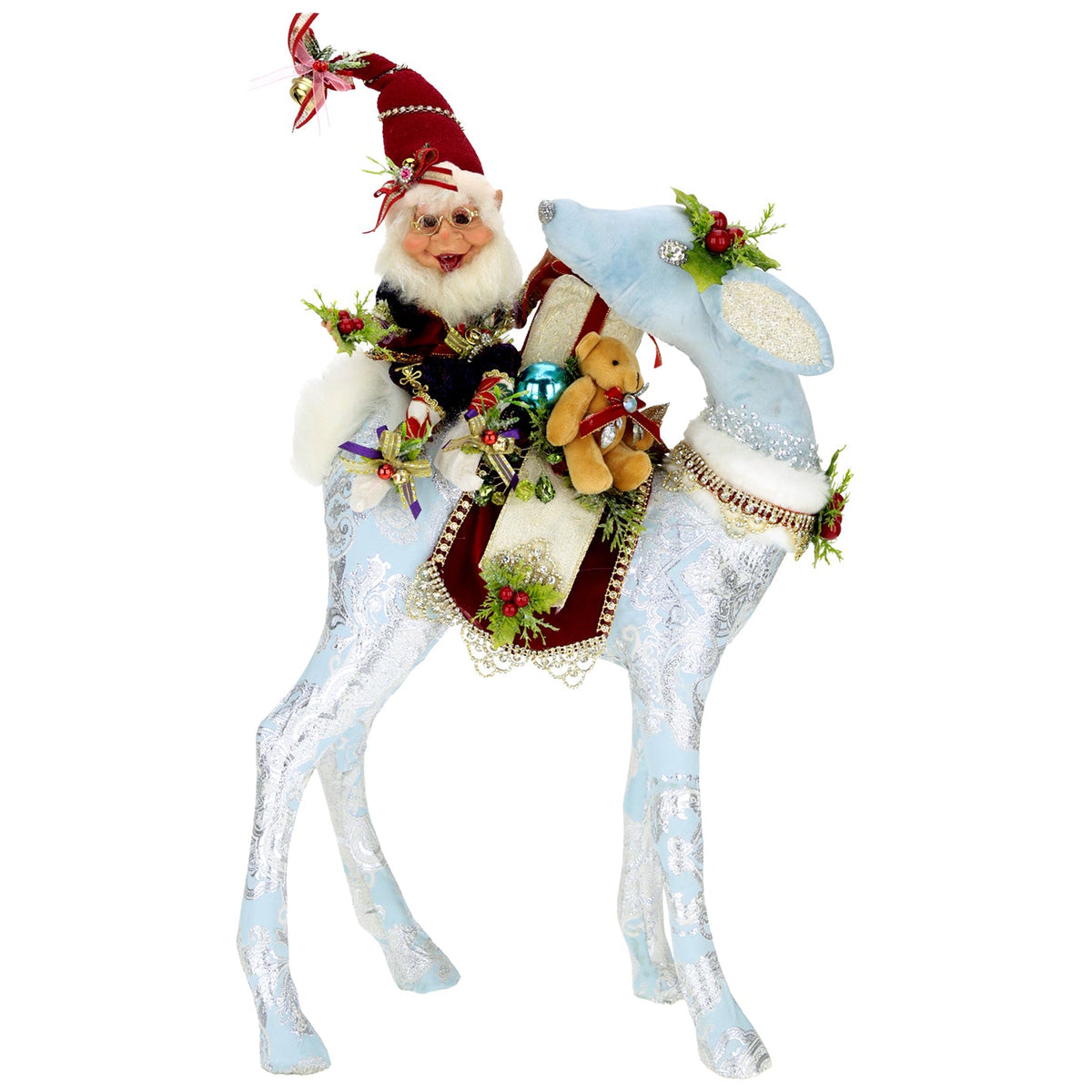 Believe Elf On Icy Deer 23" - One Of A Kind - SOLD OUT