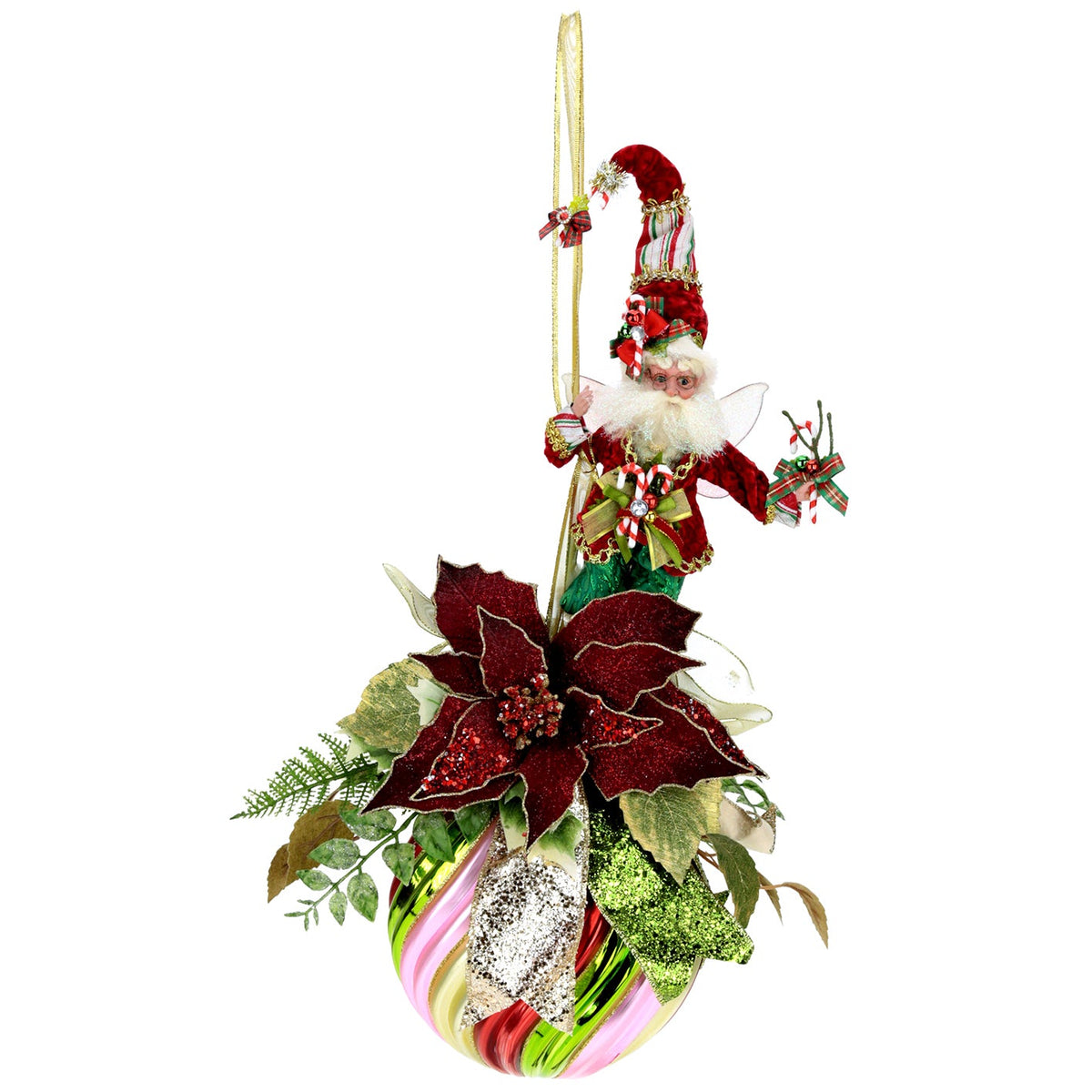 Grand Finial Candycane Fairy 20'' - Three Pieces Made - SOLD OUT