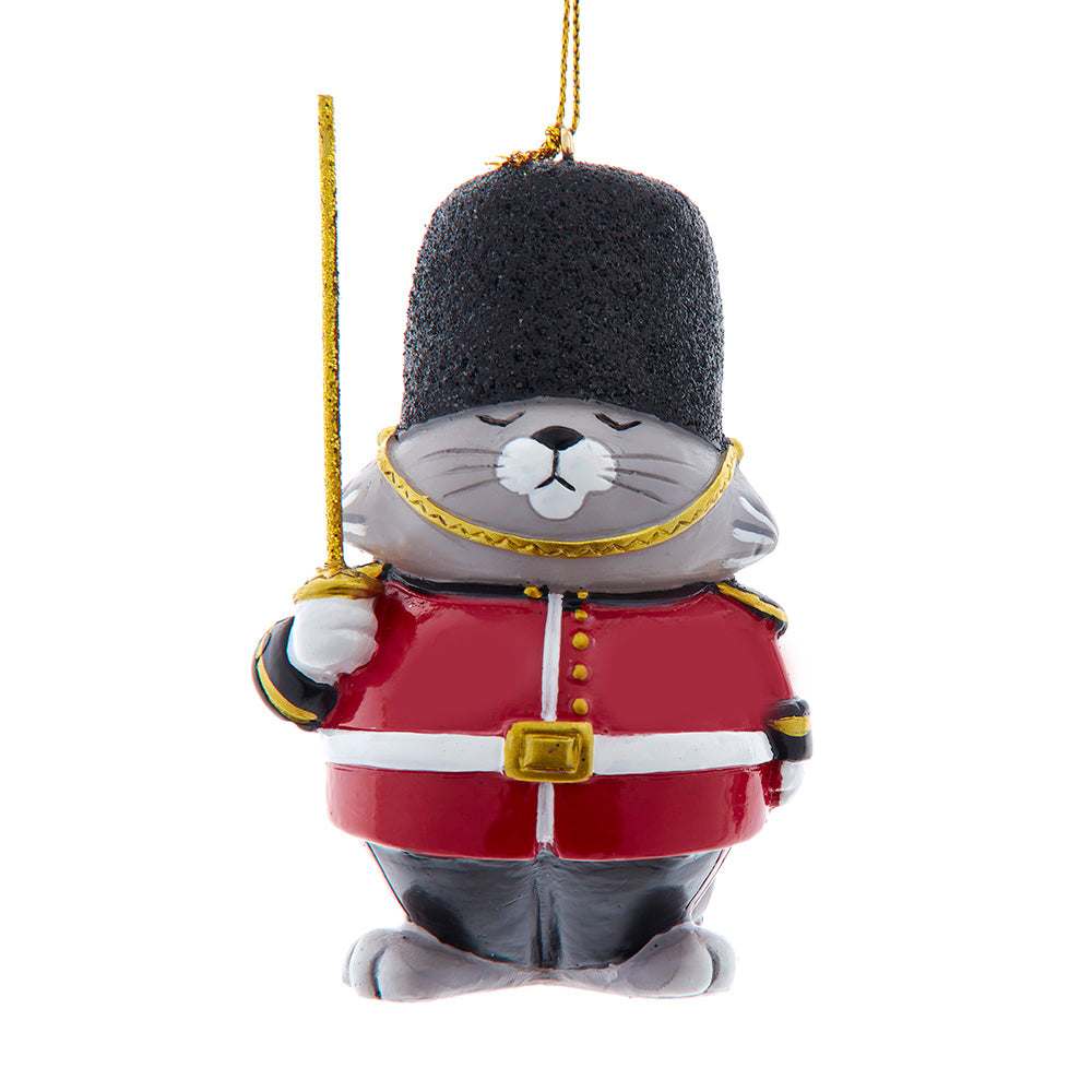British Royal Guard Cat Ornament 3.5"